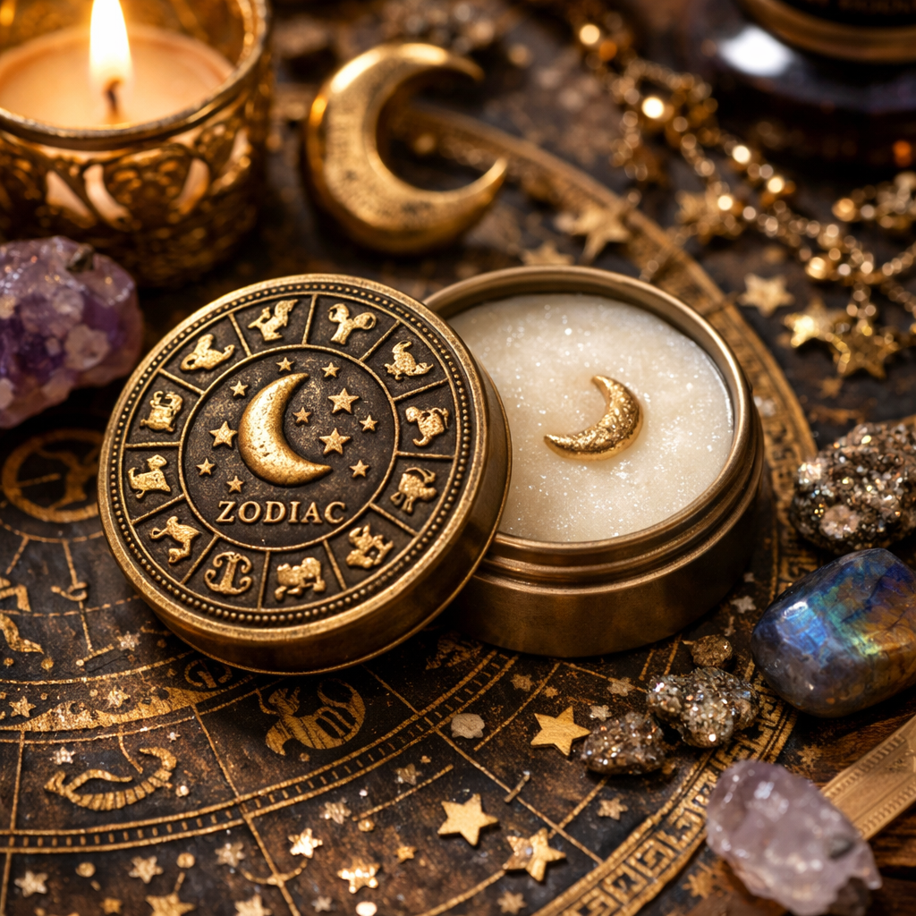 Zodiac Based Solid Perfume -  Peace & Prosperity