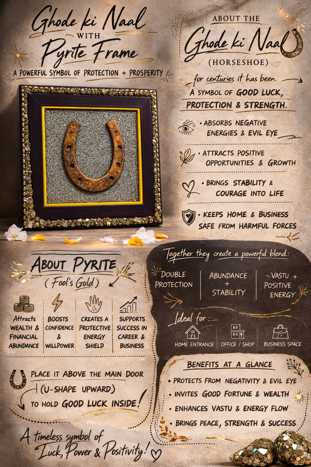 Ghode ki Naal - Pyrite Frame