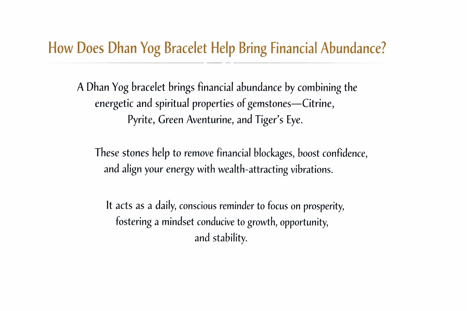 Money Magnet Bracelet- Dhan Yog For Prosperity