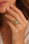 Pyrite Ring - Adjustable & Handcrafted
